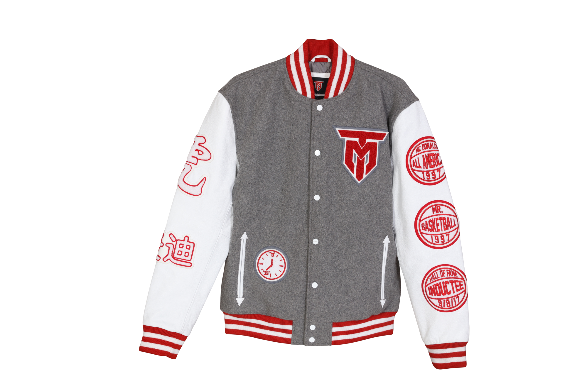 The Tracy McGrady Grey MVP, Mr Basketball 1997,  Tribute Varsity Jacket
