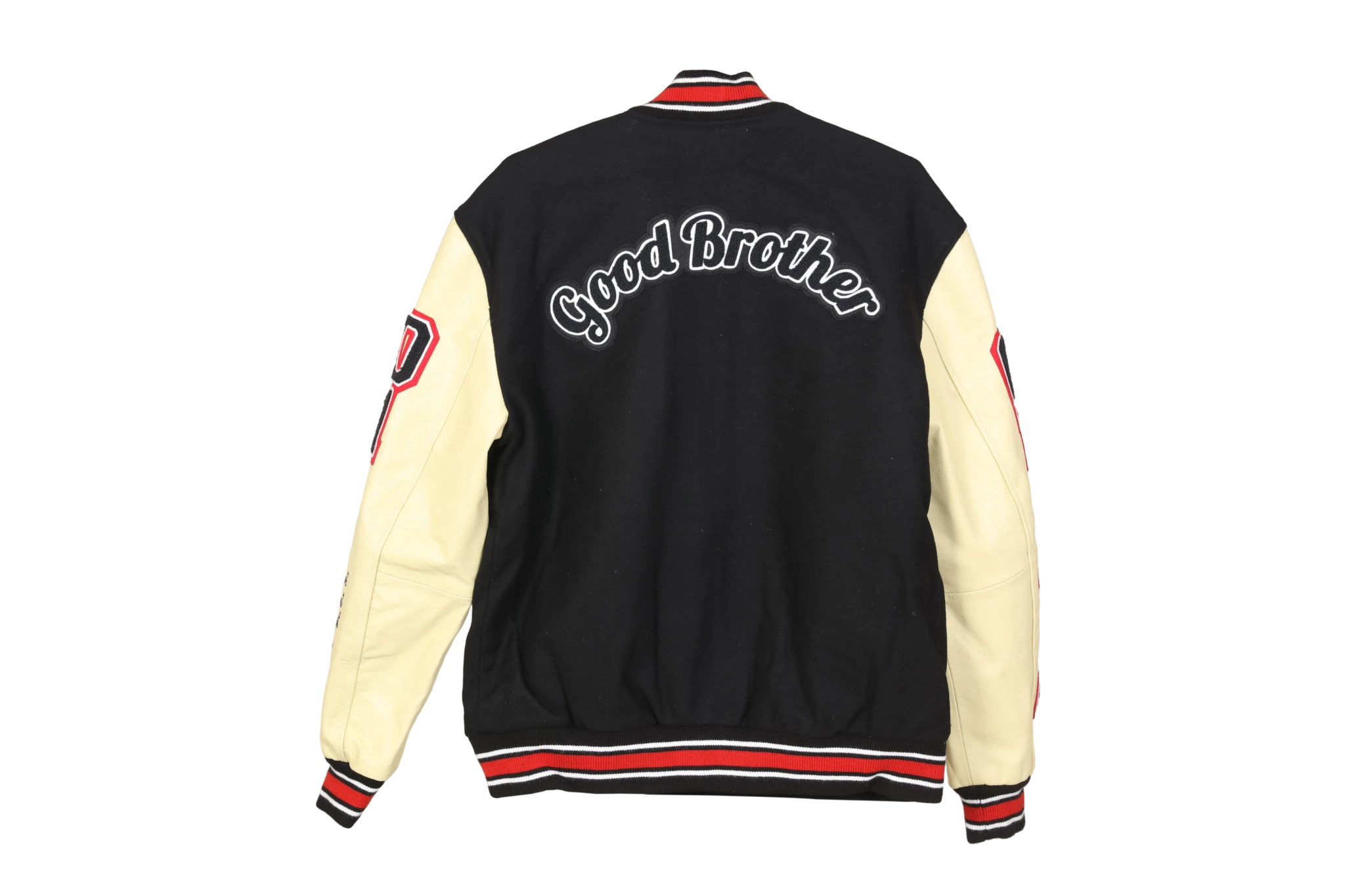 Good Brother Unity,Leather & Wool Varsity Jacket, Limited Edition