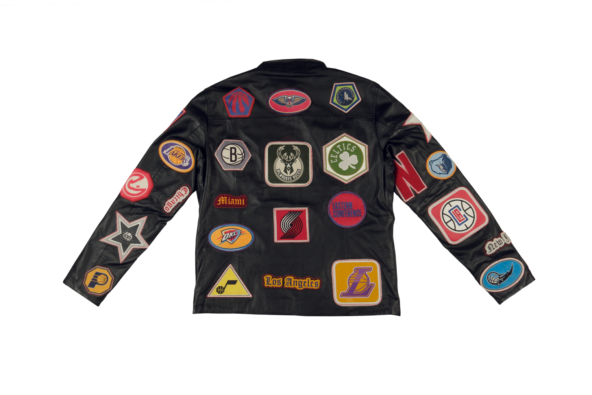 The Basketball Legacy Leather Jacket, "Timeless Tribute to All Teams", Limited Edition